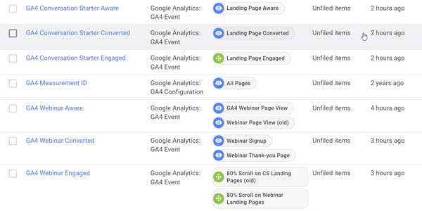 Google Tag Manager Configuration for GA4